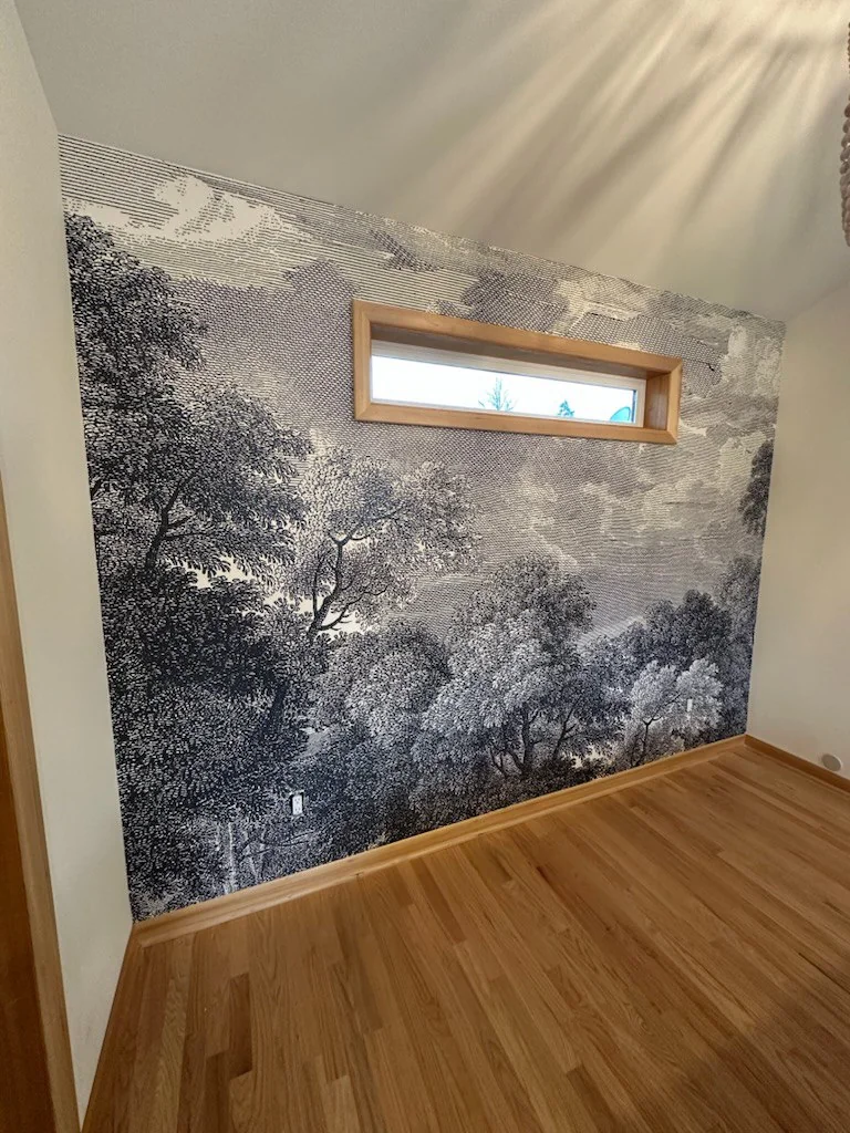 Professional wallpaper installation team
