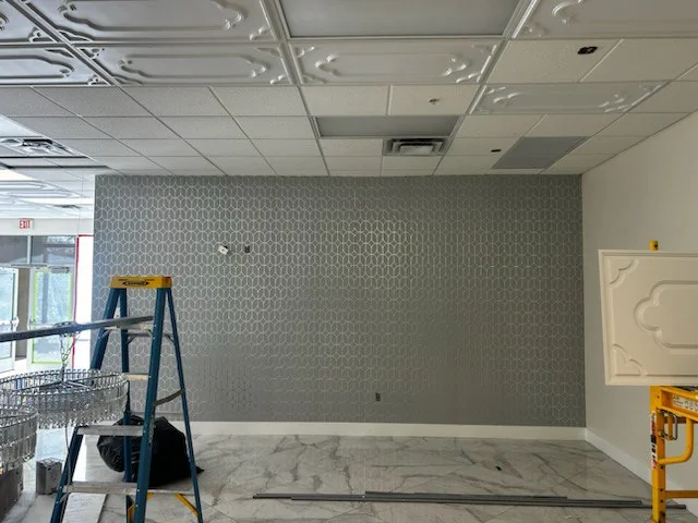 Commercial wallpaper installation Los Angeles