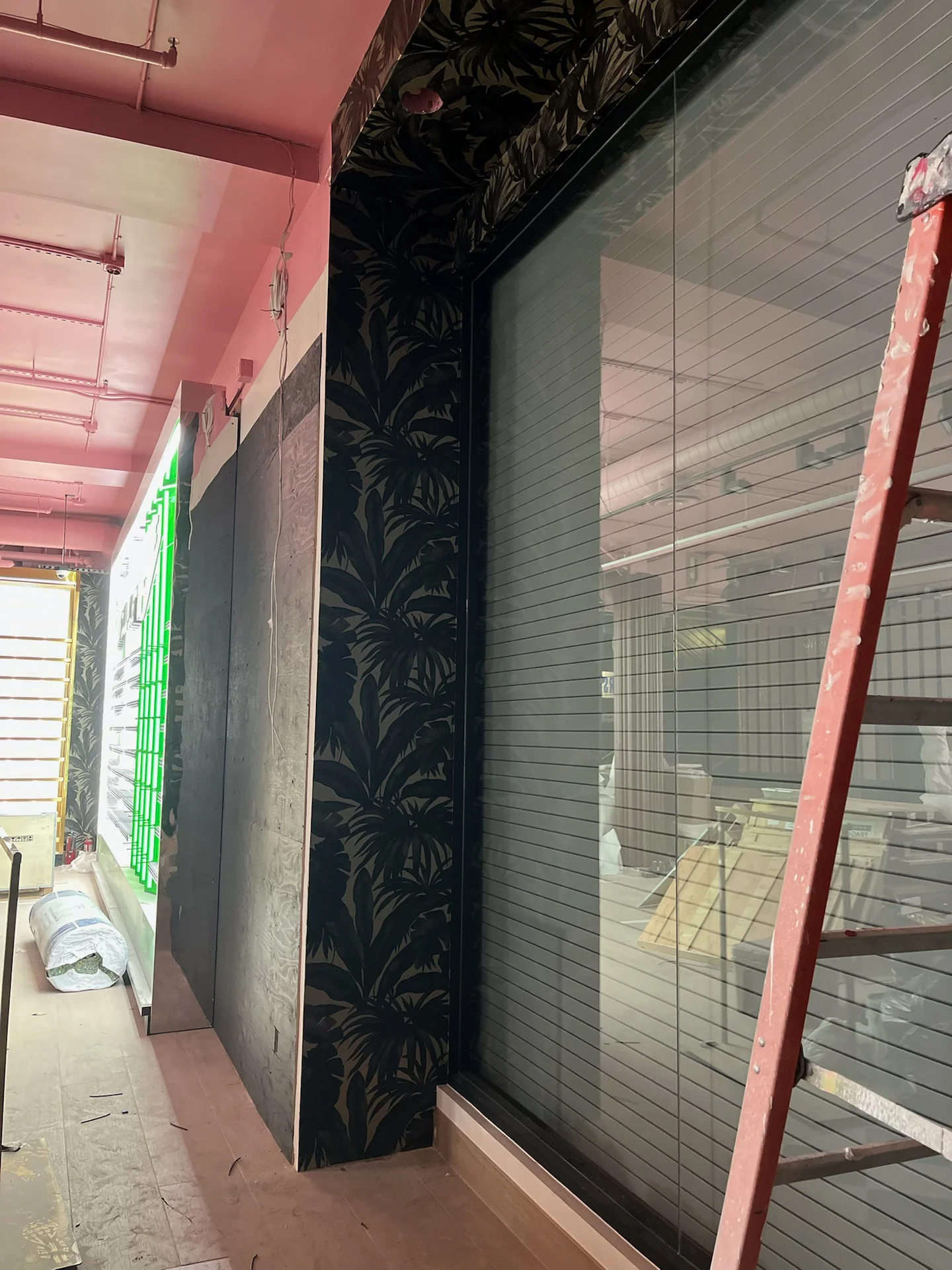 Historic home wallpaper installation